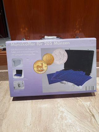 Maletín para monedas aluminio 205