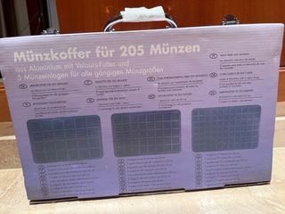 Maletín para monedas aluminio 205