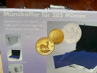 Maletín para monedas aluminio 205