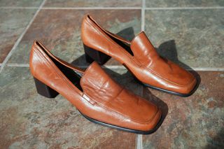 Zapatos Martinelli Piel Marrón Tacón Talla 43