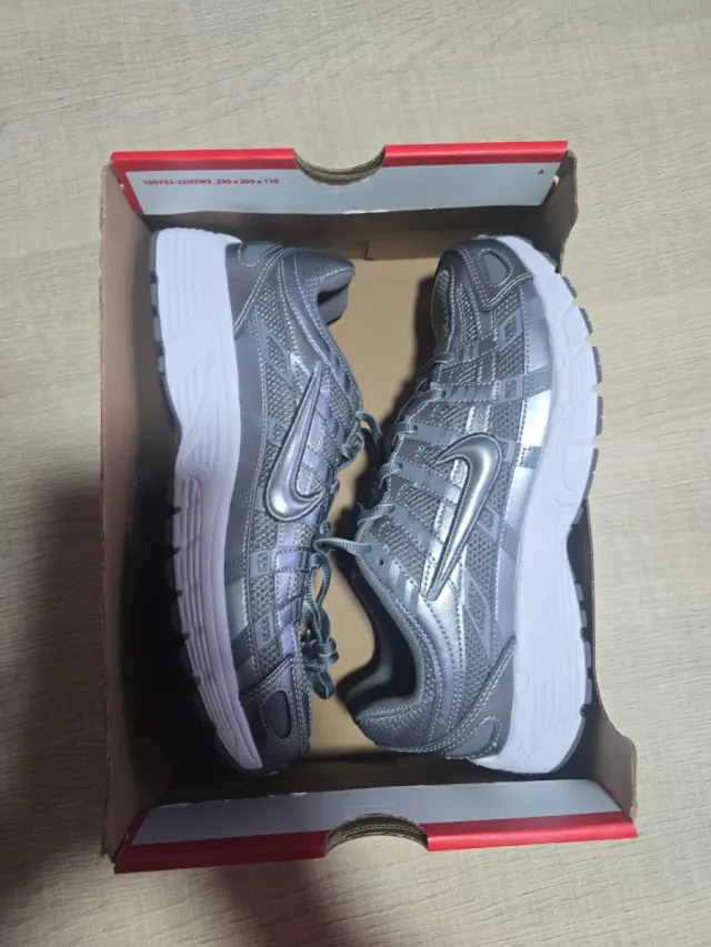Nike P-6000 Plata/Blanco