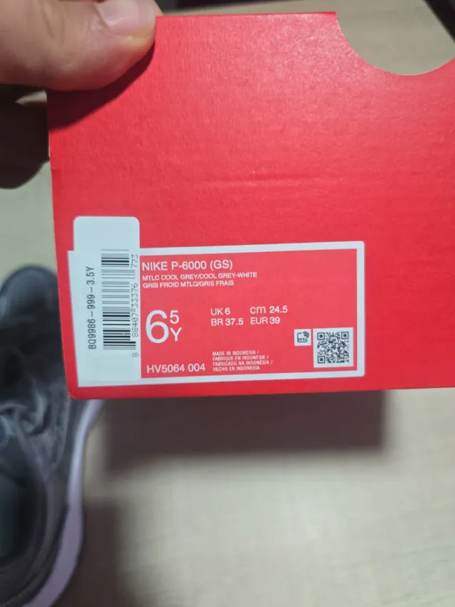 Nike P-6000 Plata/Blanco