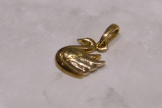 COLGANTE CISNE, ORO 18K/2.6g