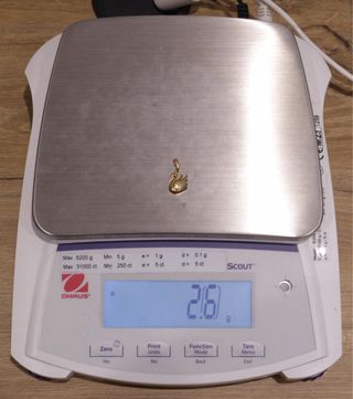 COLGANTE CISNE, ORO 18K/2.6g