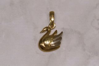 COLGANTE CISNE, ORO 18K/2.6g