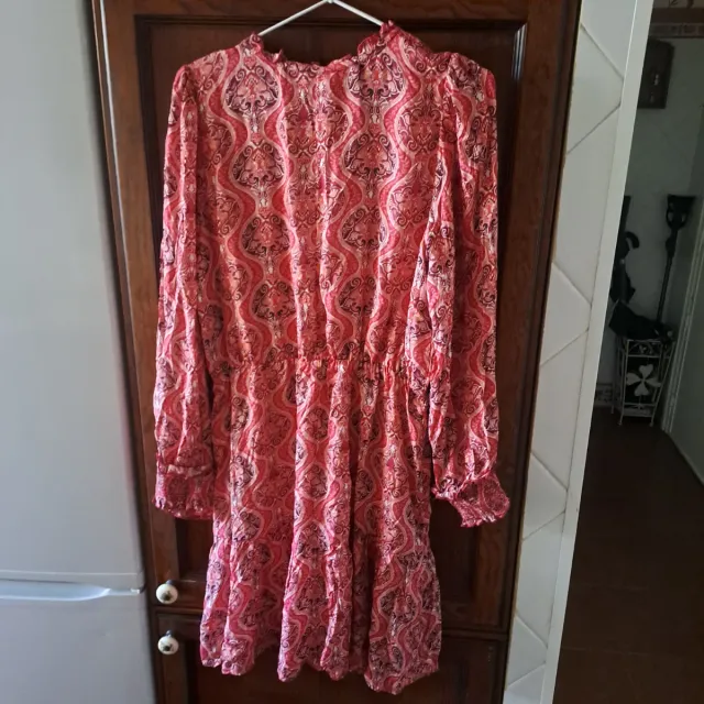 Vestido Hug&Clau estampado rojo