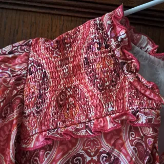 Vestido Hug&Clau estampado rojo