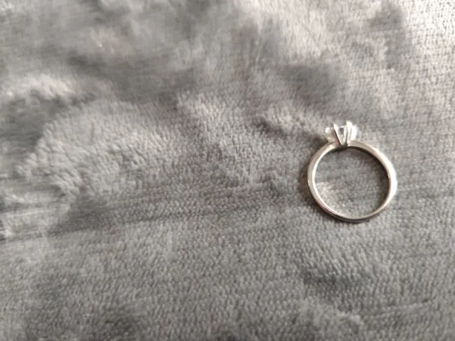 Anello solitario donna misura 19
