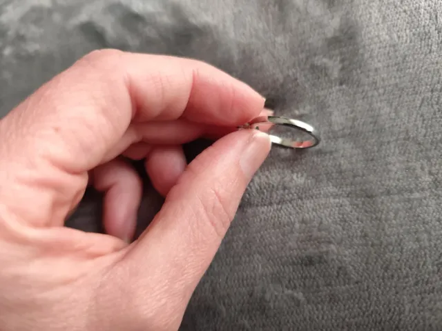 Anello solitario donna misura 19