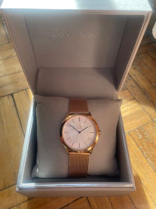Reloj Calvin Klein color Oro de Rose
