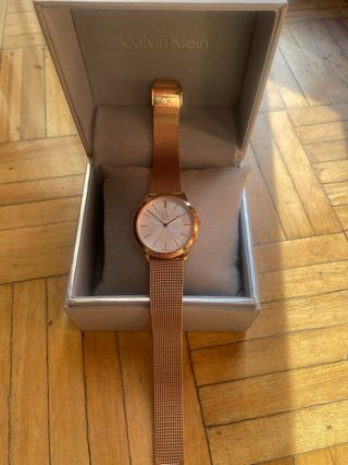 Reloj Calvin Klein color Oro de Rose