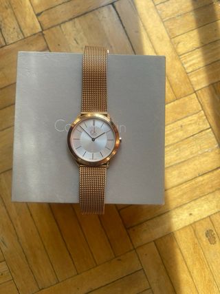 Reloj Calvin Klein color Oro de Rose