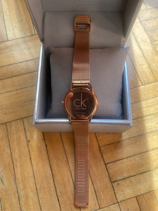 Reloj Calvin Klein color Oro de Rose