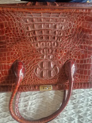Bolso piel cocodrilo