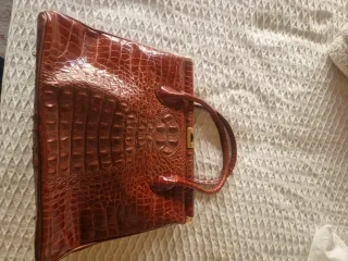 Bolso piel cocodrilo