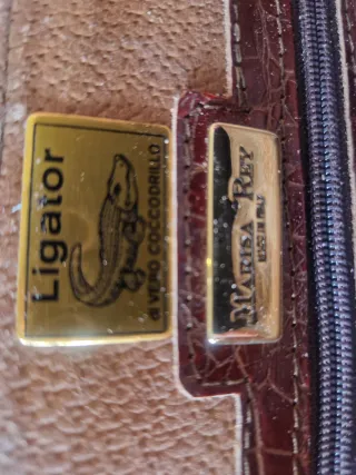 Bolso piel cocodrilo