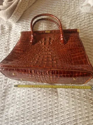 Bolso piel cocodrilo