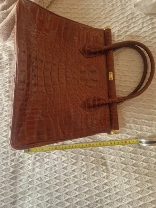 Bolso piel cocodrilo