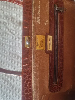 Bolso piel cocodrilo