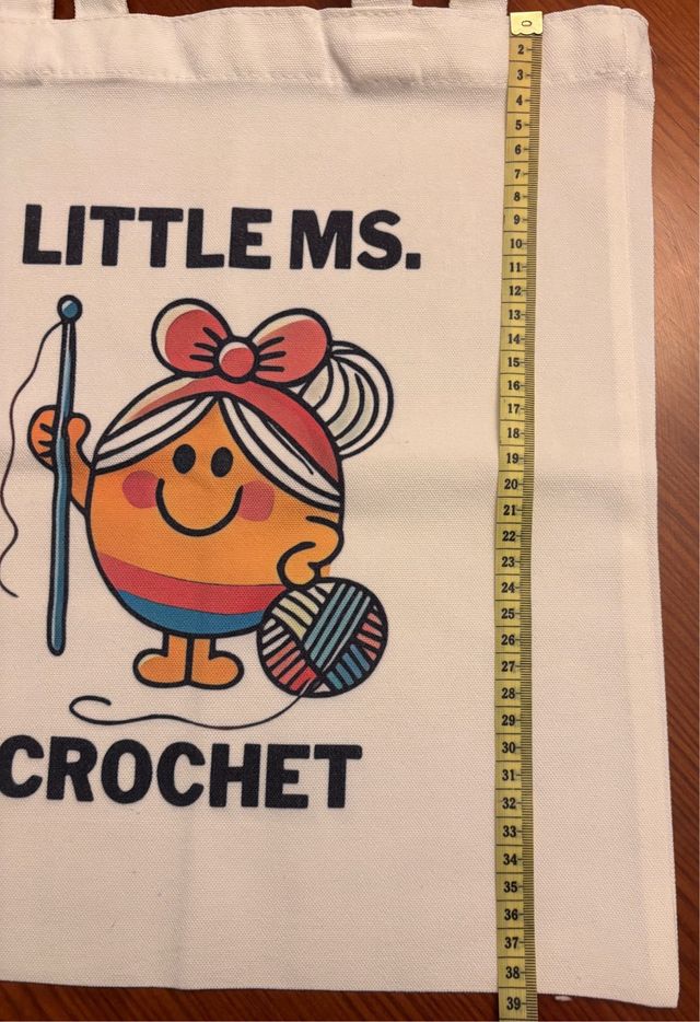 Bolsa Totebag y Neceser Little Ms. Crochet