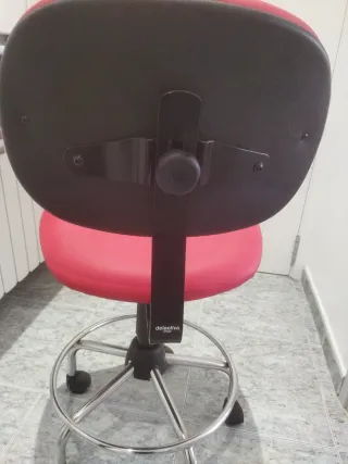 Silla de escritorio roja