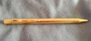 Cartier Must II Bolígrafo y Lapicero Chapados Oro