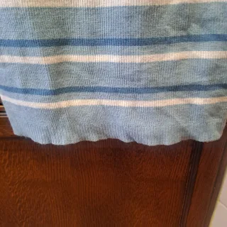 Vestido Hug&Clau rayas azul y blanco