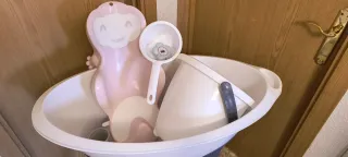 Bañera bebé completa con desagüe