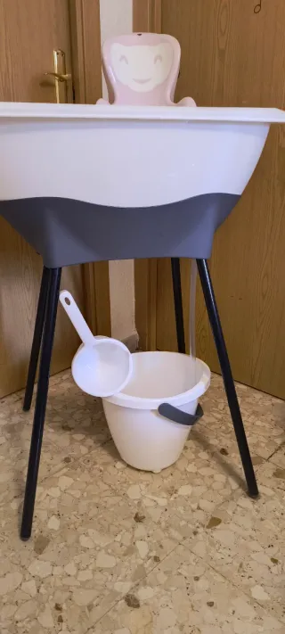 Bañera bebé completa con desagüe