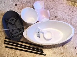 Bañera bebé completa con desagüe