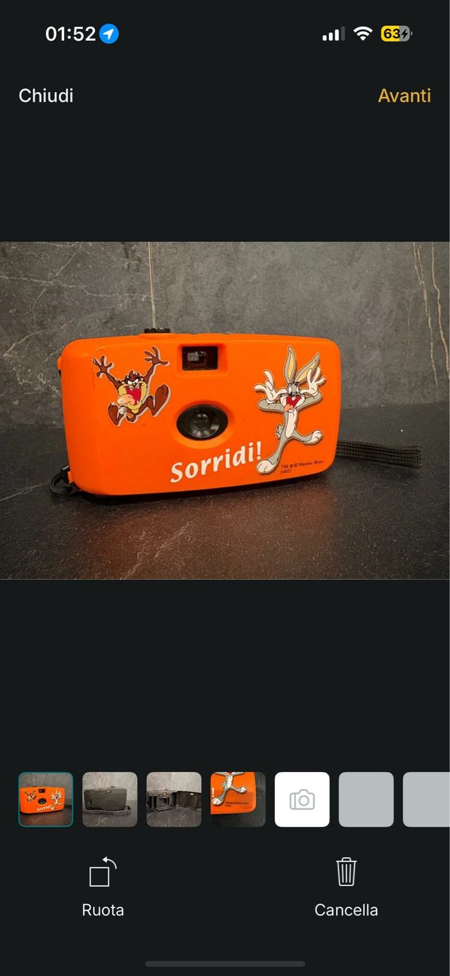 Macchina Fotografica TM Warner Bros S02 Vintage