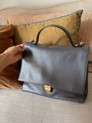 Bolso Coccinelle Cuero Gris