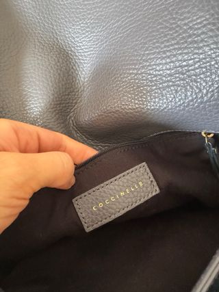 Bolso Coccinelle Cuero Gris