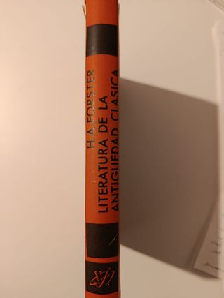 Literatura de la antigüedad clásica -Forster-