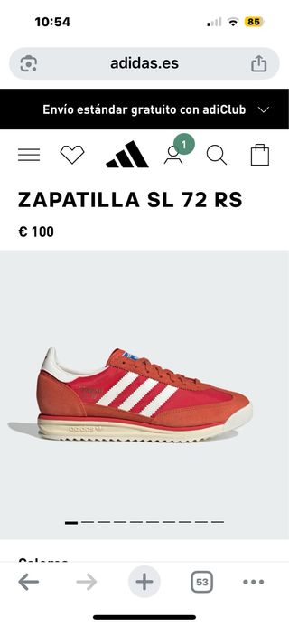 Zapatillas Adidas a estrenarSL 72 RS Talla 43 1/3