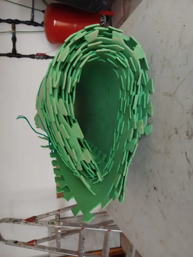 Puzzle Goma Eva Verde