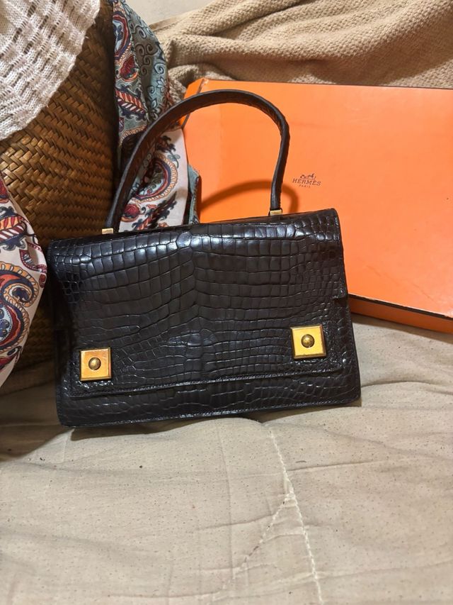 Bolso Hermès kelly piano Negro Ed Especial