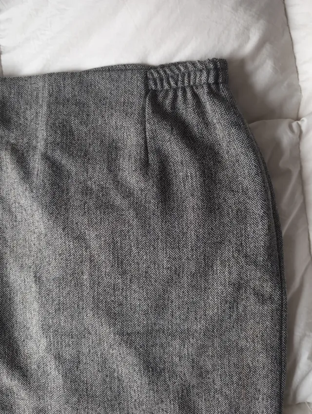 Gonna invernale grigia