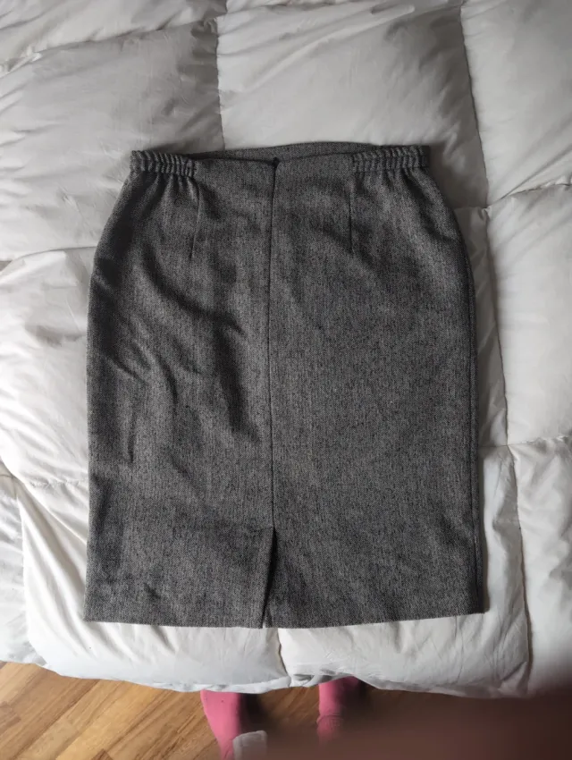 Gonna invernale grigia