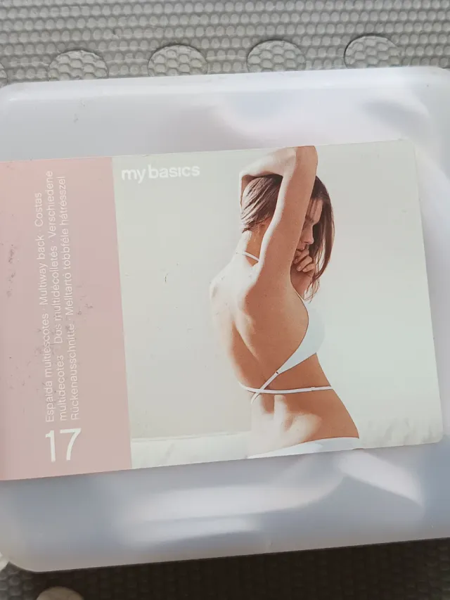 Sujetador my basics blanco multiescote