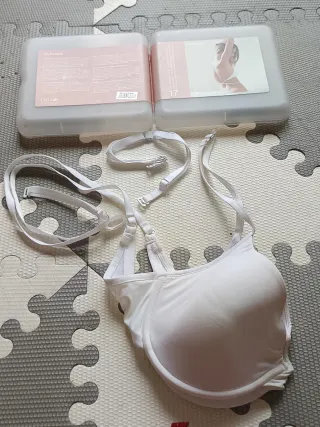 Sujetador my basics blanco multiescote