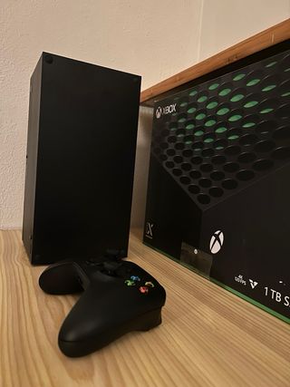 Xbox series x con caja