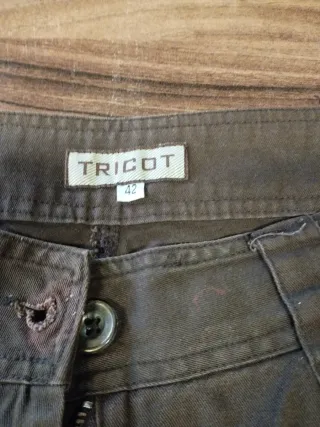 Pantalón pirata marrón