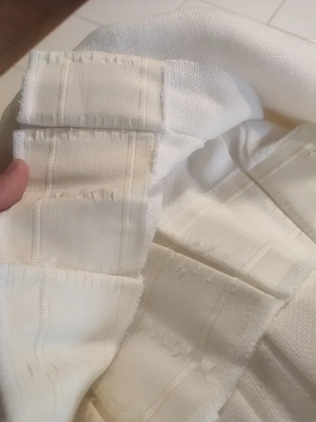 Cortinas Lino Blanco 2.40 x 2 Metros