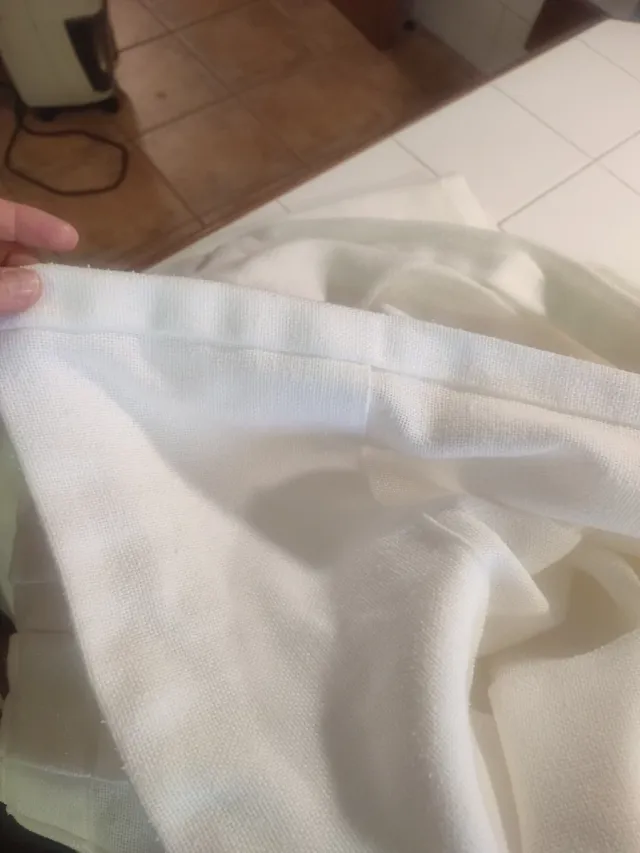 Cortinas Lino Blanco 2.40 x 2 Metros