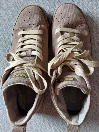 Botines Camper niño beige/marrón