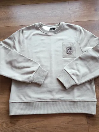 Sudadera Zara Beige Mujer