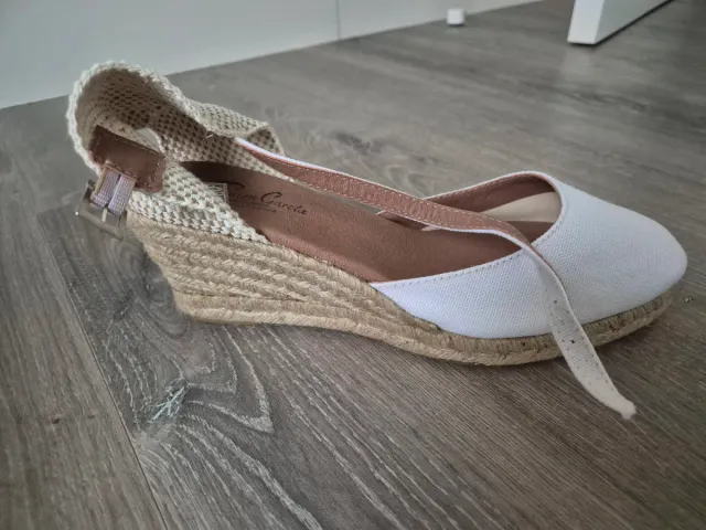 Alpargatas Carmen Garcia blancas