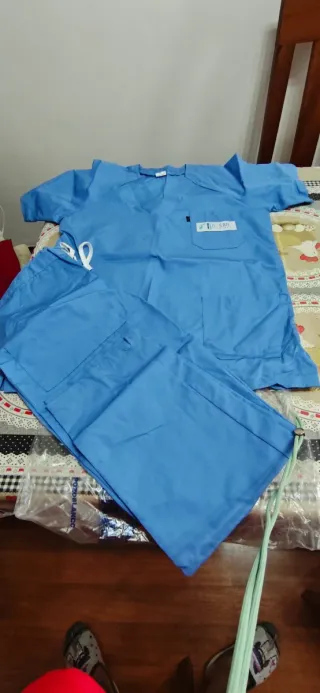 Uniforme de trabajo mujer azul nuevo