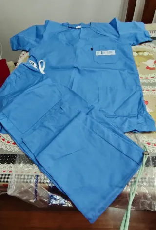 Uniforme de trabajo mujer azul nuevo